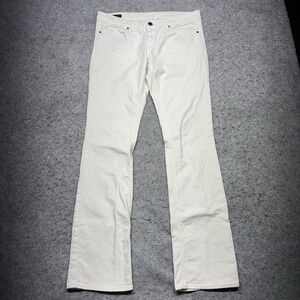 Buffalo David Bitton‎ Miley Low Rise Stretch Boot Cut Jeans Womens 30x33 White